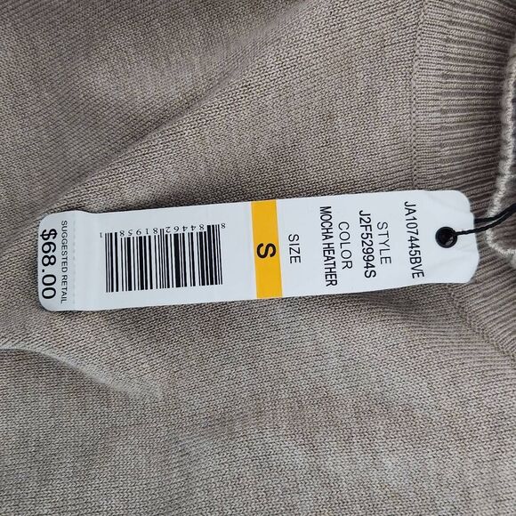 Joseph A. Brown Turtleneck Sweater NWT Size Small Light Brown Sweater - Picture 7 of 11